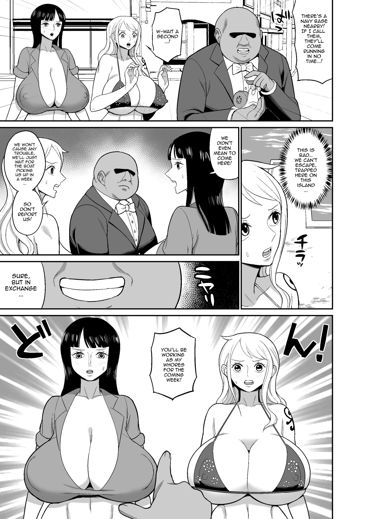 Hentai Manga Comic-The Brothel Island You Can't Leave Until You Earn 100 Million Berries-Read-5